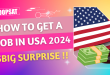 How to find a job in the United States ? 2024